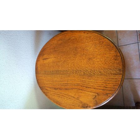 Englischer ovaler Beistelltisch Eiche