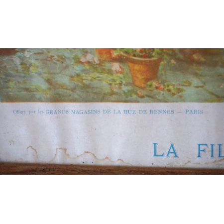 Antiker franz. Druck "La Fille de Madame Angot"