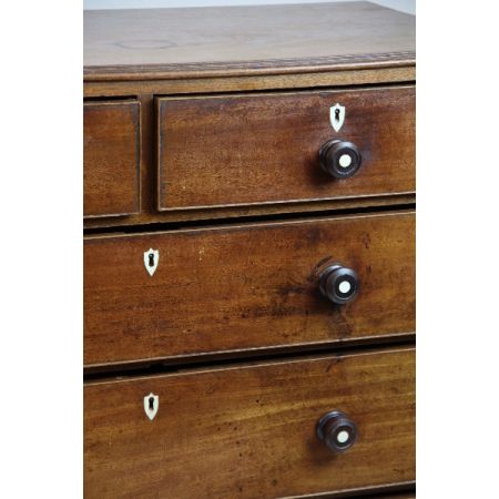 Viktoriansiche Massivholz Mahagoni Kommode, ca. 1890