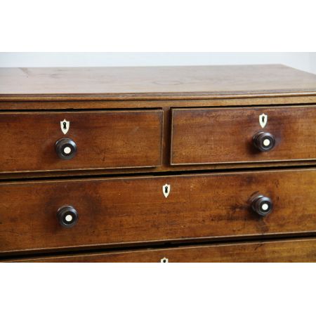 Viktoriansiche Massivholz Mahagoni Kommode, ca. 1890