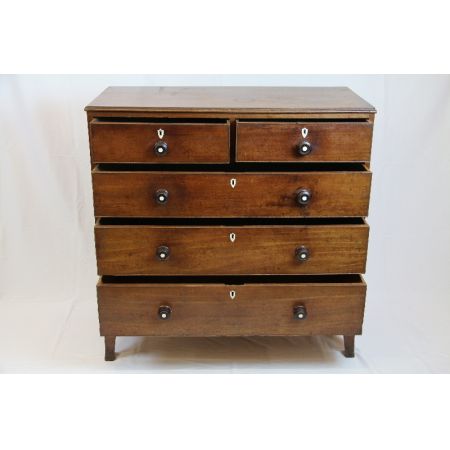 Viktoriansiche Massivholz Mahagoni Kommode, ca. 1890