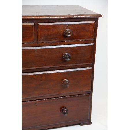 Massivholz Mahagoni Kommode aus dem 19. JH