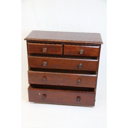 Massivholz Mahagoni Kommode aus dem 19. JH