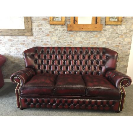 "Kelso" 3-Sitzer Original englisches Chesterfield Schlafsofa