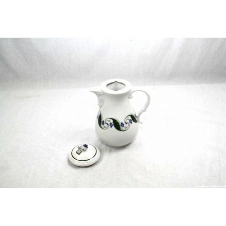 Porzellan Kanne mit Deckel
