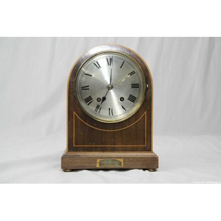 schöne alte Kaminuhr Edwardian