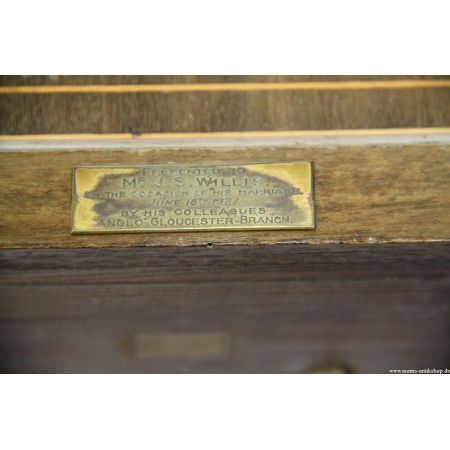 schöne alte Kaminuhr Edwardian