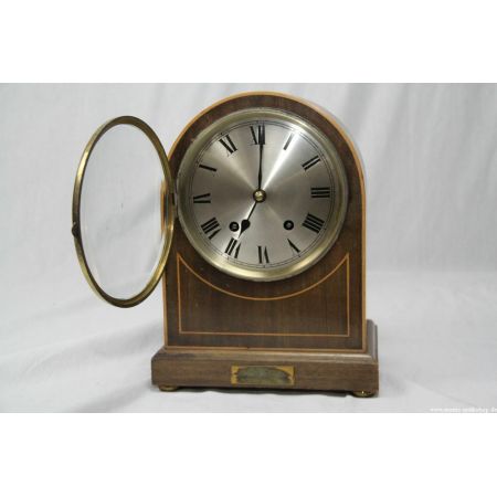 schöne alte Kaminuhr Edwardian