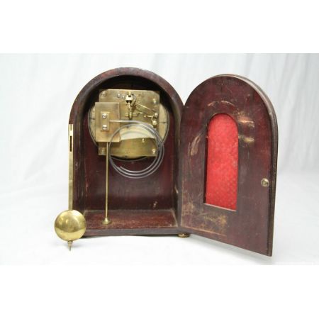 schöne alte Kaminuhr Edwardian