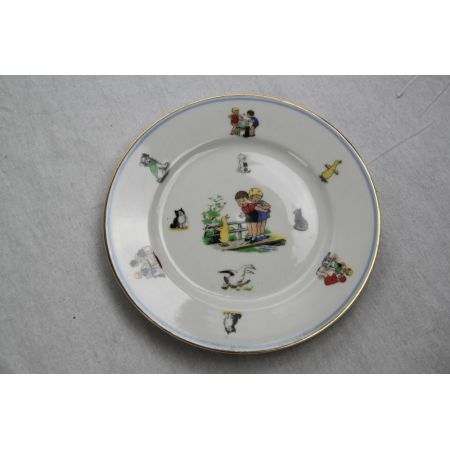 Kinderteller von Limoges "Ente"