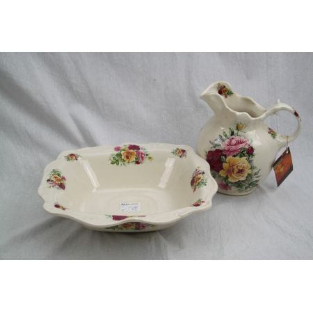 Schüssel mit Kanne Set