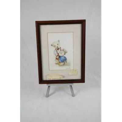 Antikes Bild Malerei von Faye Whittaker Teddy original Gemälde