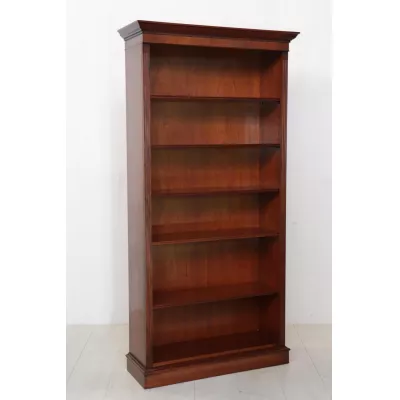 Klassisch englisches Open Bookcase in Mahagoni - sofort lieferbar