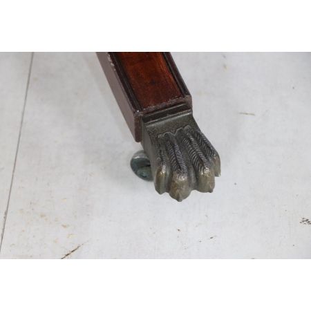 Klassischer D-End Table / Esstisch, Mahagoni, mit feiner Bandintarsie - sofort lieferbar