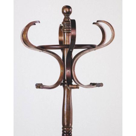 Kleiderständer / hallstand restauriert im Cafehouse-Stil aus Bendwood