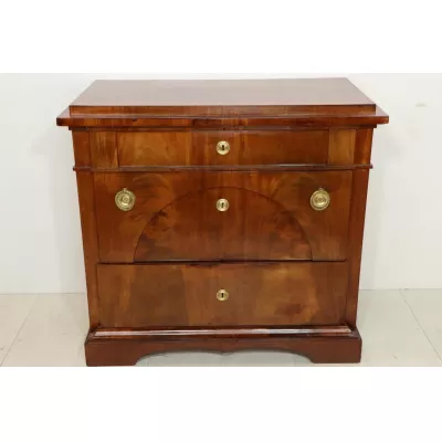 Kleine antike Biedermeier Kommode, Mahagoni, deutsch, ca. 1830