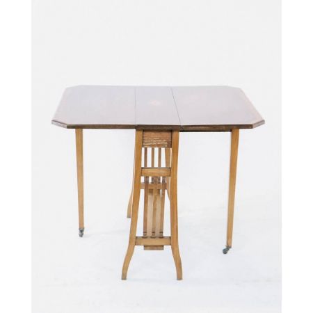 Antiker ausklappbarer Tisch / Sutherland Table / occasional table aus Mahagoni
