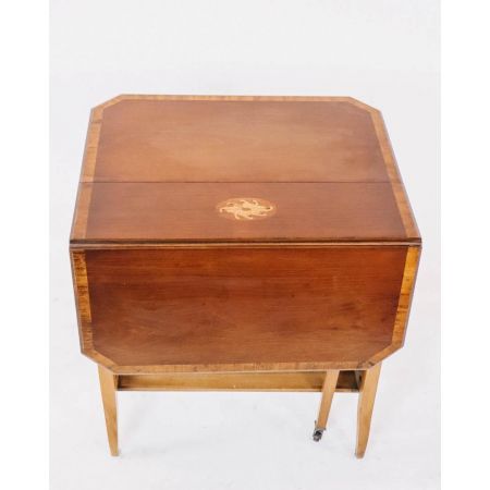 Antiker ausklappbarer Tisch / Sutherland Table / occasional table aus Mahagoni