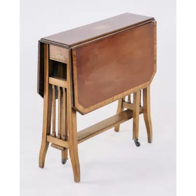 Antiker ausklappbarer Tisch / Sutherland Table / occasional table aus Mahagoni