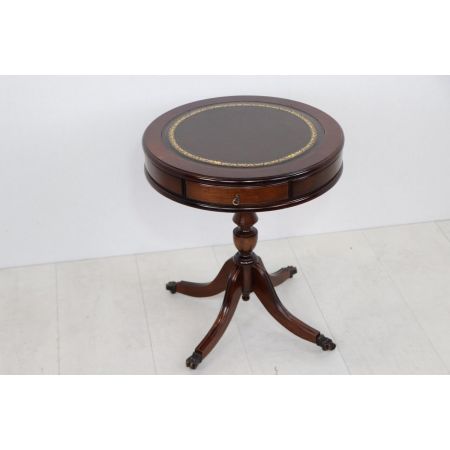 Kleiner Drum Table in Mahagoni, englischer Stil