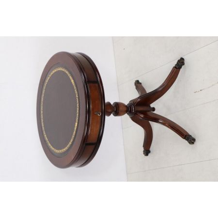 Kleiner Drum Table in Mahagoni, englischer Stil