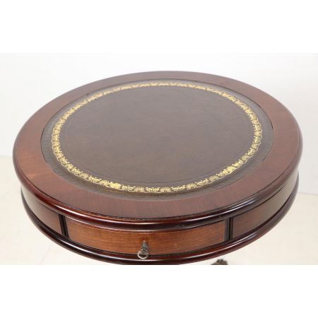 Kleiner Drum Table in Mahagoni, englischer Stil