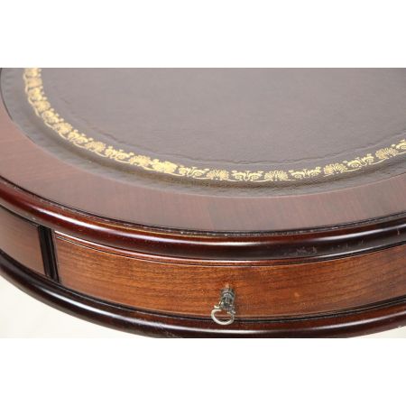 Kleiner Drum Table in Mahagoni, englischer Stil