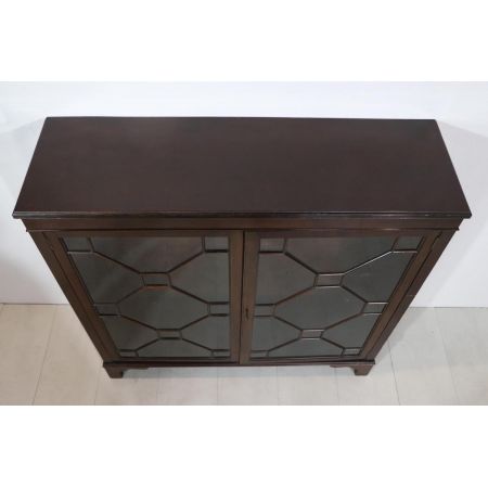 Kleines Display Cabinet / Bookcase im Regency Stil, in Mahagoni