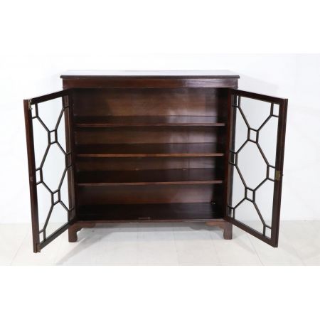 Kleines Display Cabinet / Bookcase im Regency Stil, in Mahagoni