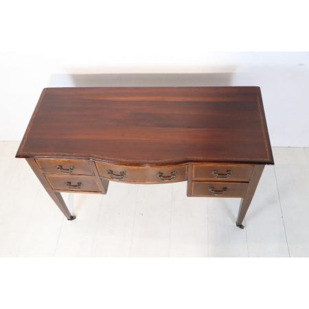 Kleines englisches Sideboard mit Rollen, in Mahagoni - sofort lieferbar