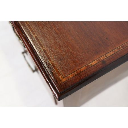 Kleines englisches Sideboard mit Rollen, in Mahagoni - sofort lieferbar