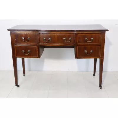 Kleines englisches Sideboard mit Rollen, in Mahagoni - sofort lieferbar