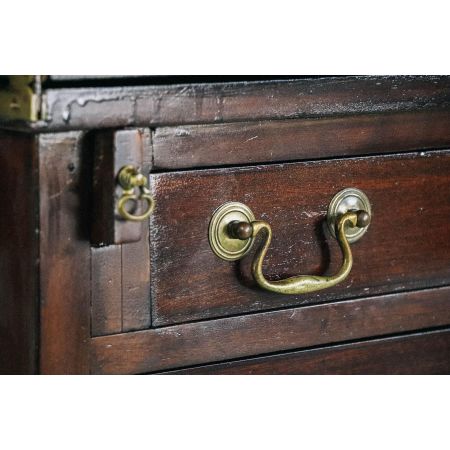 Antike Mahagoni Kommode mit original Messinggriffen