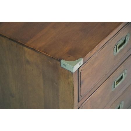 Massivholz Kommode aus Mahagoni im Marine-Stil