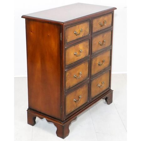 Massivholz Sideboard im Edwardianischem Stil, Wurzelholz Schrank