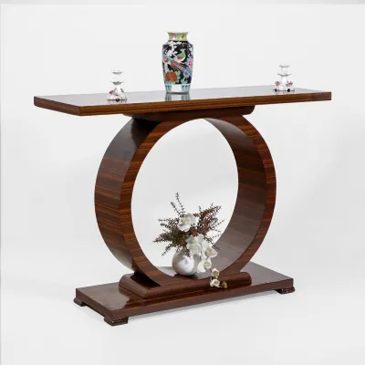 Side Table aus Nussbaum im Art-Déco Style – Eleganter Konsolentisch der 1930er Jahre