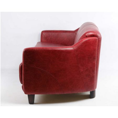 Ledersofa Dreisitzer "Gentleman"