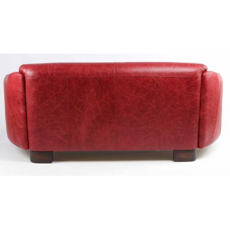 Ledersofa Dreisitzer "Gentleman"