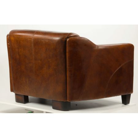 Klassisches Ledersofa Echtleder "Gentleman Canape"