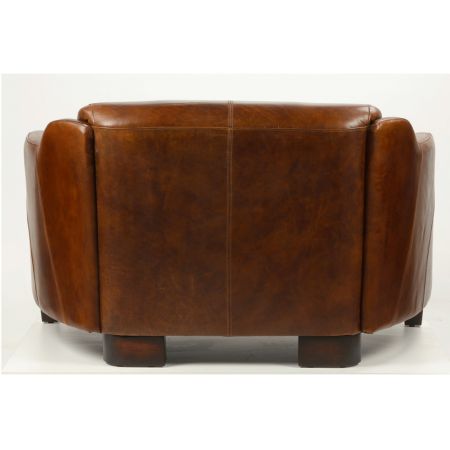 Klassisches Ledersofa Echtleder "Gentleman Canape"