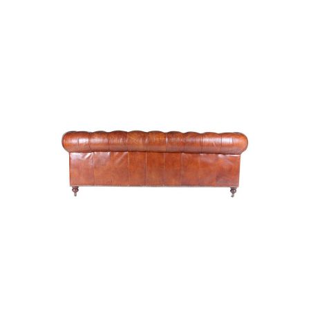 Ledersofa Echtleder Vintage-Stil "Canape Chesterfield"