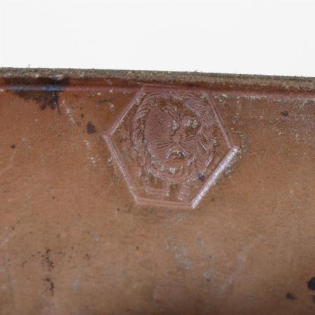 Antike Aktentasche aus solidem Leder