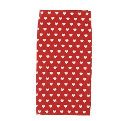 Clayre & Eef Servietten "Lovely Herz" 6 Stück Rot