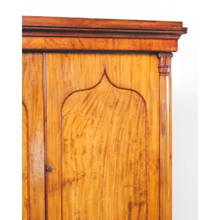 Linen Press, Wäscheschrank, Kleiderschrank antik aus Mahagoni, Viktorianisch