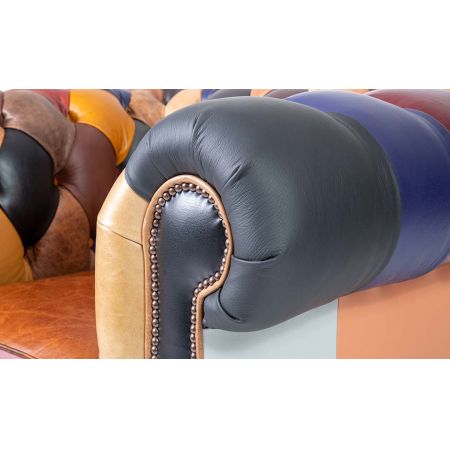 "London Fun"Chesterfield Sofa, 3-Sitzer