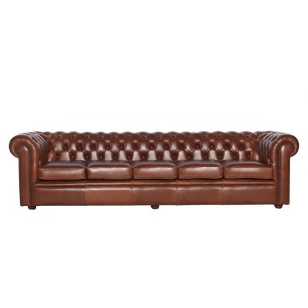 "London Classic" 5-Sitzer Original englisches Chesterfield Sofa