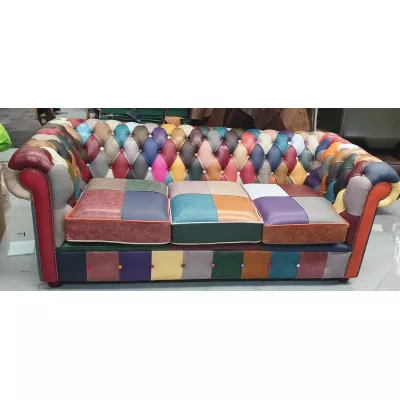 "London Fun" Chesterfield Sofa, 2-Sitzer