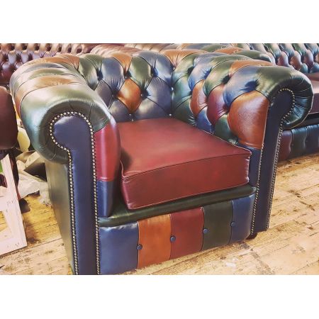 Chesterfield Ledersessel, Original englischer "London Fun"