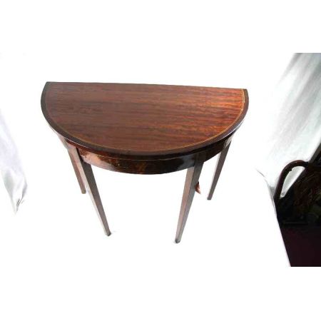 Edwardian Demi Lune Table, ca. 1890-1910