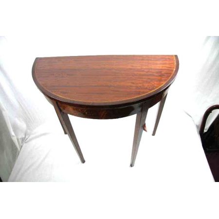 Edwardian Demi Lune Table, ca. 1890-1910